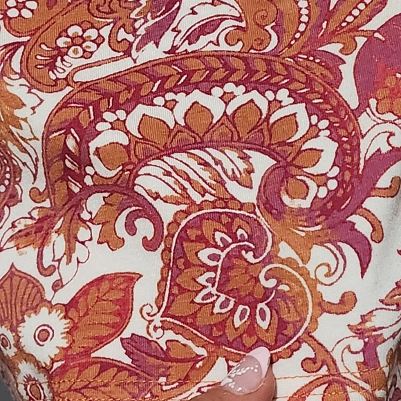 AVENTURA Chipotle Serendipity Dress Womens Small Red Paisley Empire Waist NEW - Picture 4 of 15